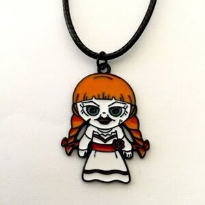 New Black Tone Annabelle Cord Necklace